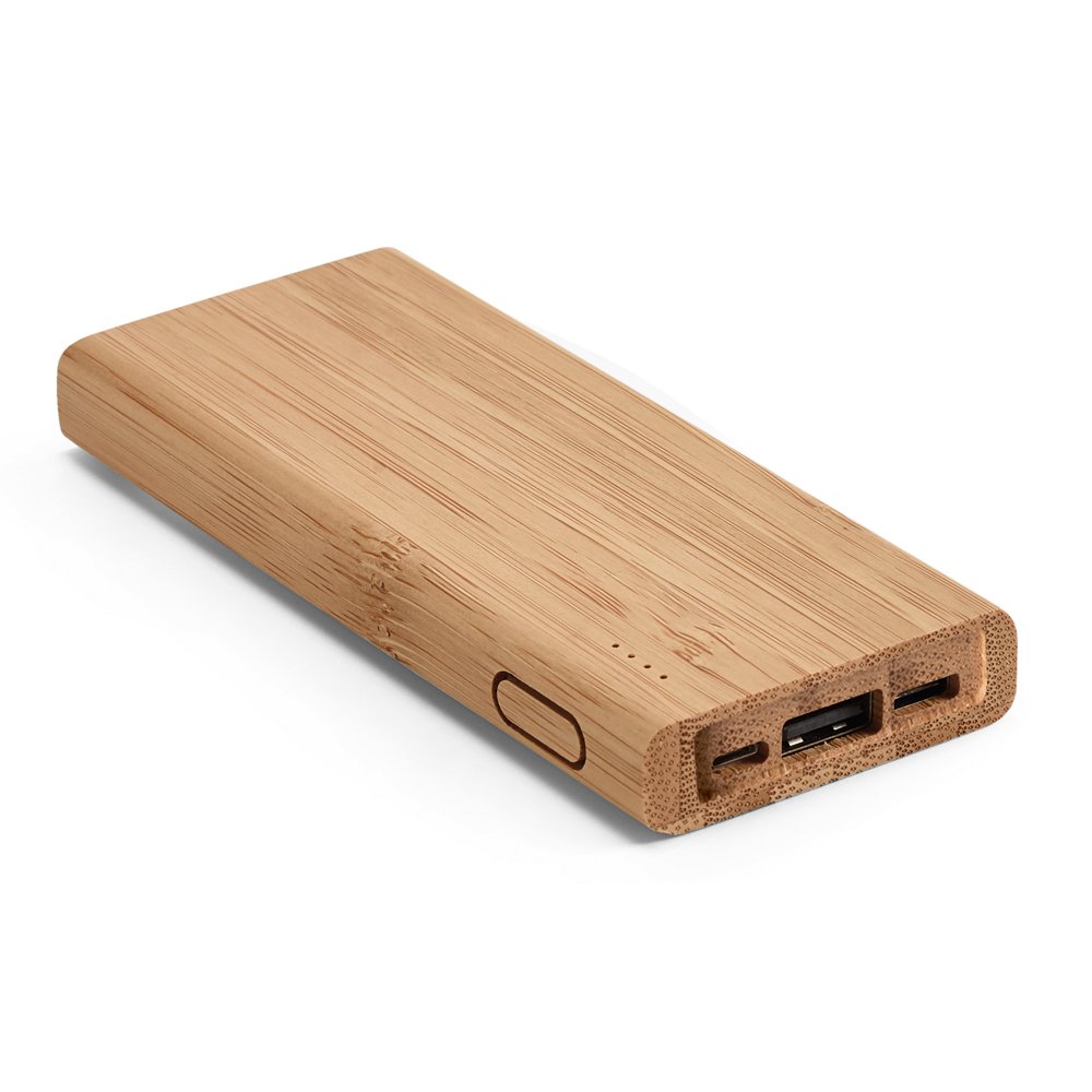 Power Bank em Bambu 5000mAh Kohn