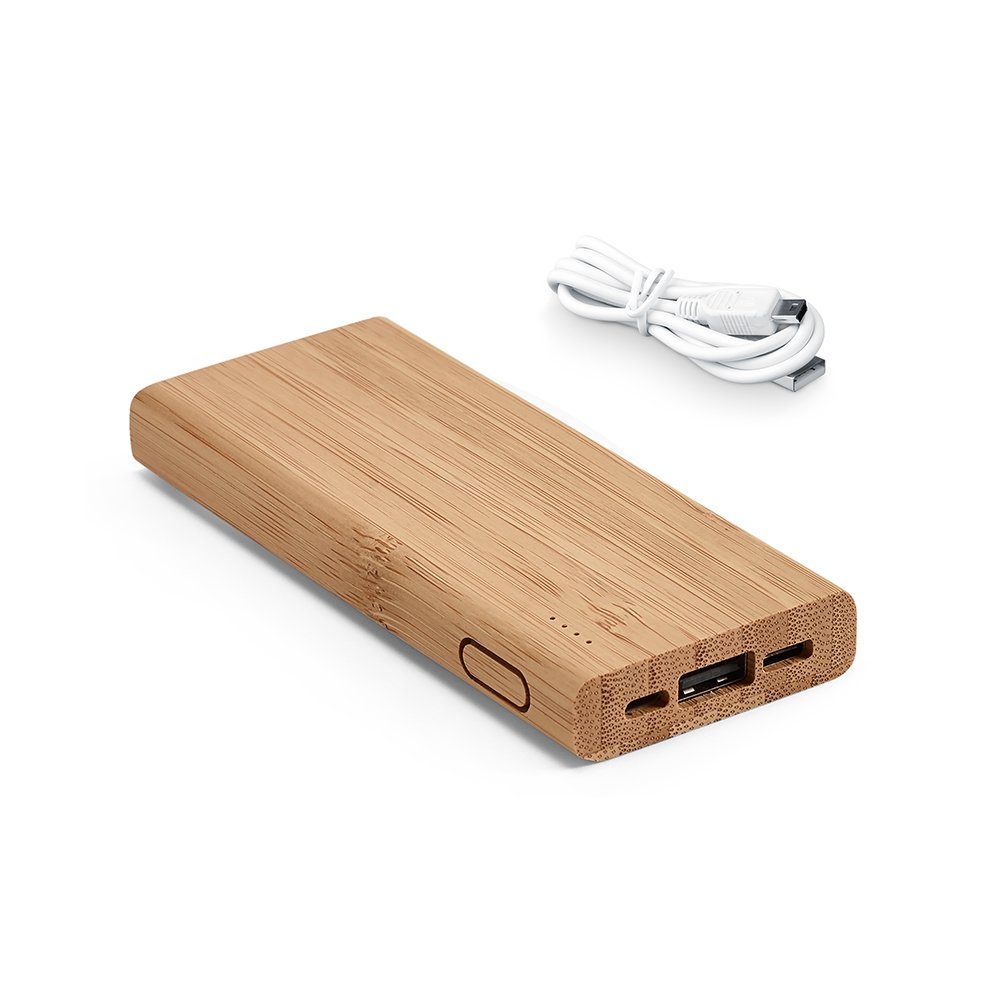 Power Bank em Bambu 5000mAh Kohn - Imagem 2